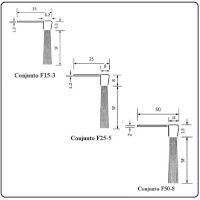 Conjunt strip forma de F